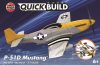 Airfix J6016 P-51D Mustang Quickbuild repülőgép makett