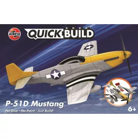 Airfix J6016 P-51D Mustang Quickbuild repülőgép makett