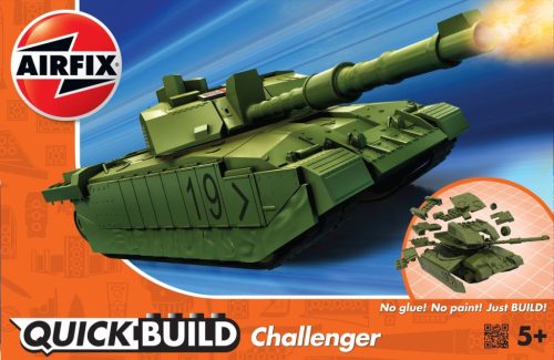 Airfix J6022 Challenger Tank Green Quickbuild