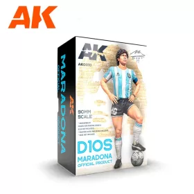   AK Interactive AK0010 MARADONA – 90MM SCALE FIGURE figura makett