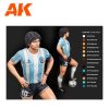 AK Interactive AK0010 MARADONA – 90MM SCALE FIGURE figura makett