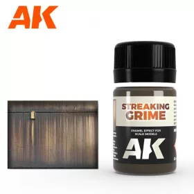   AK Interactive AK012 STREAKING GRIME GENERAL - Kosz csíkok, 35 ml