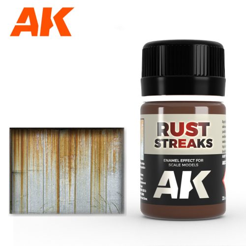 AK Interactive AK013 RUST STREAKS - Rozsda csíkok, 35 ml