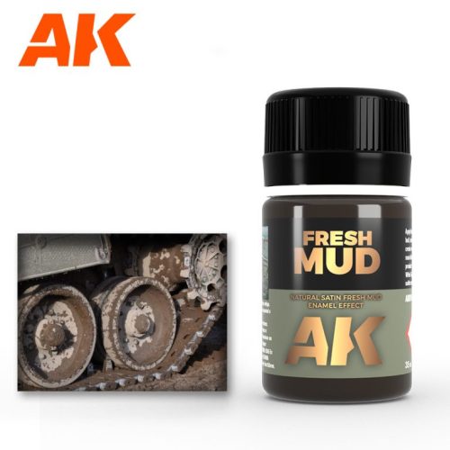 AK Interactive AK016 FRESH MUD EFFECTS - friss sár effekt