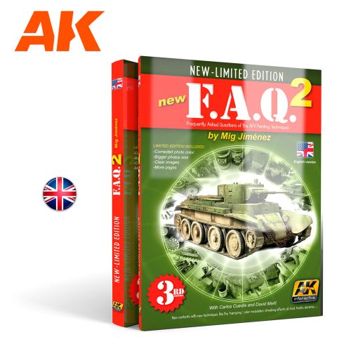 AK Interactive AK038 BOOK FAQ VOL.2 - English 4th edition - Kiadvány makettezéshez