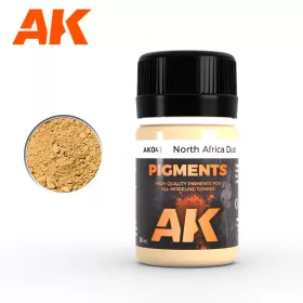   AK Interactive AK041 NORTH AFRICA DUST - Pigmentpor, Észak-afrikai por