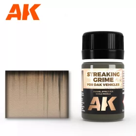   AK Interactive AK067 STREAKING GRIME FOR AFRIKA KORPS VEHICLES - kosz csíkok DAK járművekhez