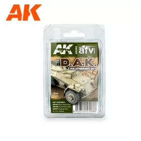   AK Interactive AK068 AFRIKA KORPS WEATHERING SET - DAK járművekhez