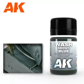   AK Interactive AK070 WASH FOR PANZER GREY VEHICLES - bemosó szürke páncélozott járművekhez