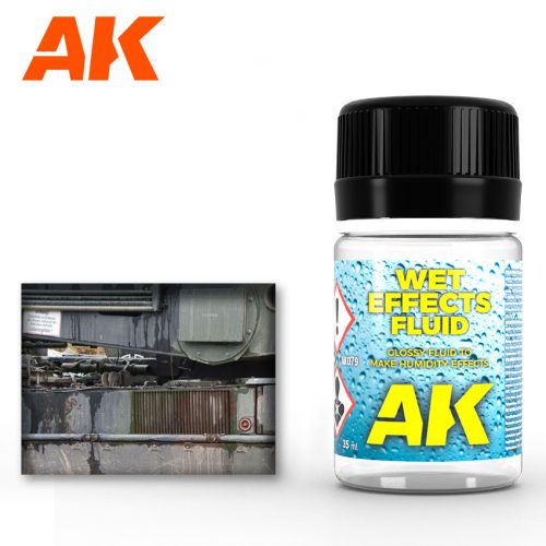 AK Interactive AK079 WET EFFECTS FLUID - nedves felület effekt