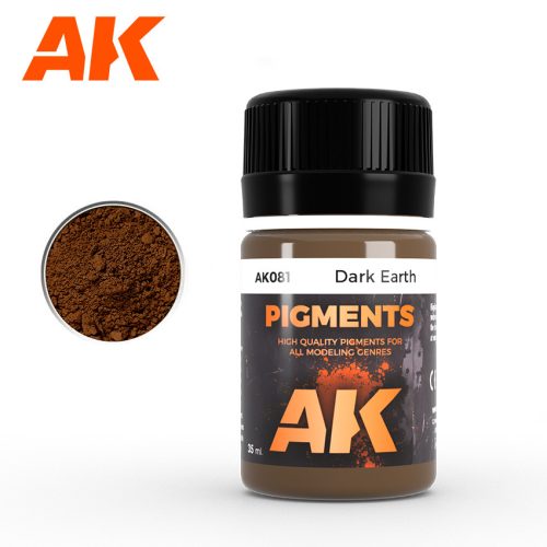 AK Interactive AK081 DARK EARTH - pigmentpor