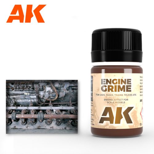 AK Interactive AK082 ENGINE GRIME - motor kosz