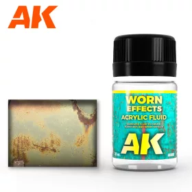   AK Interactive AK088 Worn Effects Acrylic Fluid - Kopott hatású akrilfolyadék