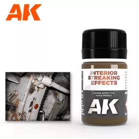   AK Interactive AK094 Streaking Grime for Interiors - Koszcsíkok belső terekhez