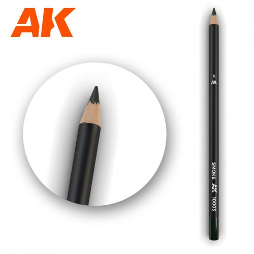 AK Interactive AK10003 Watercolor Pencil Smoke - Füstszürke Weathering ceruza