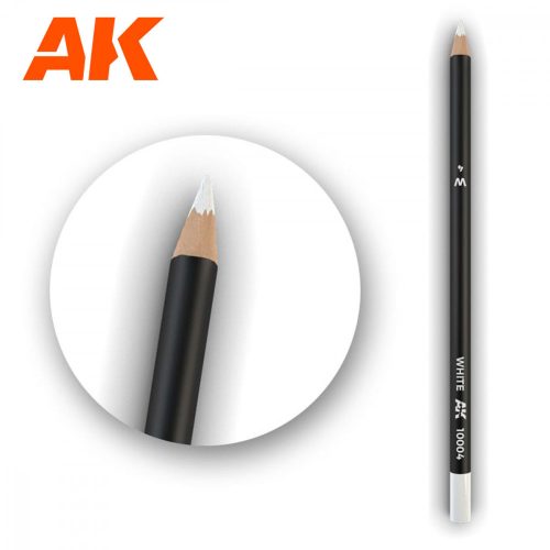 AK Interactive AK10004 Watercolor Pencil White - Fehér Weathering ceruza