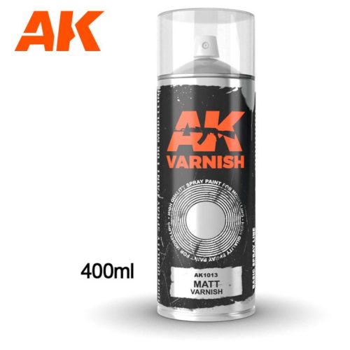 AK Interactive AK1013 Matt Varnish - matt lakk sprayfesték makettezéshez 400 ml