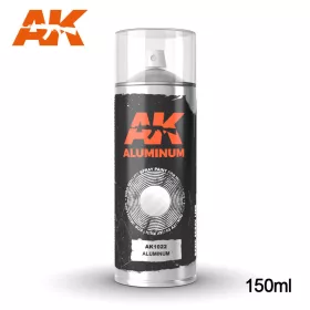   AK Interactive AK1022 Aluminium - alapozó sprayfesték makettezéshez 150 ml