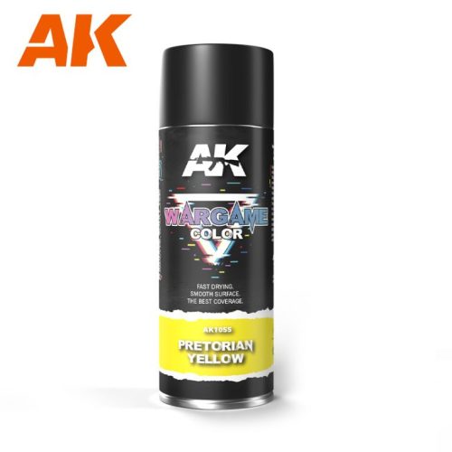 AK Interactive AK1055 Pretorian Yellow - alapozó sprayfesték makettezéshez 400 ml