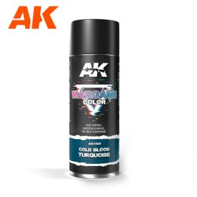   AK Interactive AK1059 Cold Blood Turquoise Spray - alapozó sprayfesték makettezéshez 400 ml
