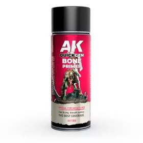   AK Interactive AK1060 BONE PRIMER - QUICK GEN SPRAY - alapozó sprayfesték makettezéshez 400 ml