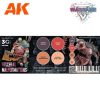 AK Interactive AK1065 Wargame Color Set - Visceral Malformations