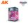 AK Interactive AK1068 Wargame Color Set - Magenta Plasma and Glowing Effects