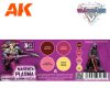 AK Interactive AK1068 Wargame Color Set - Magenta Plasma and Glowing Effects