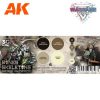 AK Interactive AK1069 Wargame Color Set - Bones and Skeletons