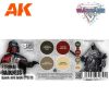 AK Interactive AK1070 Wargame Color Set - Eternal Darkness