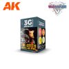 AK Interactive AK1071 Wargame Color Set - Fire Effects