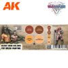 AK Interactive AK1075 Wargame Color Set - Basic Skin Colors