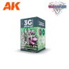 AK Interactive AK1078 Wargame Color Set - Emeralds and Green Gems