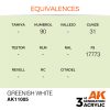 AK Interactive AK11005 Greenish White 17 ml akril makett festék