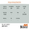 AK Interactive AK11011 Blue-Grey 17 ml akril makett festék