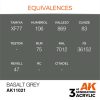 AK Interactive AK11021 Basalt Grey 17 ml akril makett festék