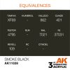 AK Interactive AK11028 Smoke Black 17 ml akril makett festék