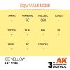 AK Interactive AK11036 Ice Yellow 17 ml akril makett festék