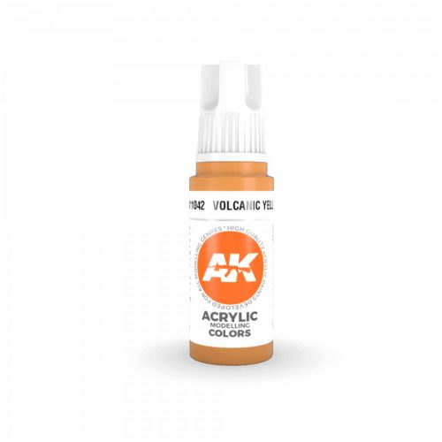 AK Interactive AK11042 Volcanic Yellow 17 ml akril makett festék