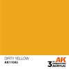 AK Interactive AK11043 Dirty Yellow 17 ml akril makett festék