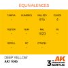 AK Interactive AK11045 Deep Yellow 17 ml akril makett festék