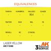 AK Interactive AK11048 Laser Yellow 17 ml akril makett festék