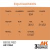 AK Interactive AK11064 Beige Red 17 ml akril makett festék