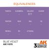 AK Interactive AK11070 Blue Violet 17 ml akril makett festék