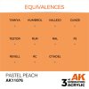 AK Interactive AK11076 Pastel Peach 17 ml akril makett festék