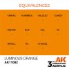 AK Interactive AK11082 Luminous Orange 17 ml akril makett festék