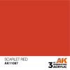 AK Interactive AK11087 Scarlet Red 17 ml akril makett festék