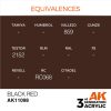 AK Interactive AK11098 Black Red 17 ml akril makett festék