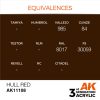 AK Interactive AK11108 Hull Red 17 ml akril makett festék