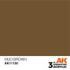 AK Interactive AK11120 Mud Brown 17 ml akril makett festék